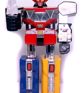 Boneco Megazord Power Rangers Punch 21cm Bootleg Anos 90