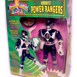 Boneco Power Rangers Preto Karate Bandai 1994 20cm Grande