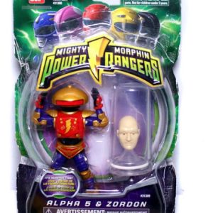 Boneco Alpha 5 E Zordon Power Rangers 2009 10cm Bandai