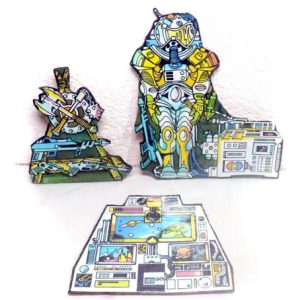 3 Papelões Para O Castelo De Grayskull He-man Anos 80