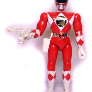 Boneco Power Rangers Vermelho Grande 20cm Completo 1994