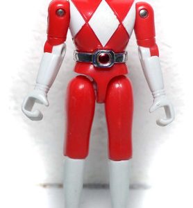 Boneco Power Rangers Vermelho Bandai 1993 12cm Pequeno