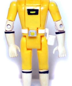 Boneco Power Rangers Amarela Anos 90 Bootleg Turbo Leia!