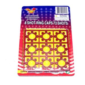 1 Cartela Com 9 Espoletas Para Boneco He-man / Arma Do Rambo