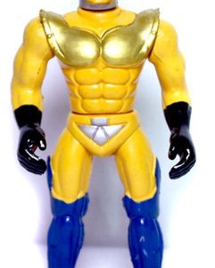 Boneco Power Rangers Amarela Sectaurs Bootleg Anos 90