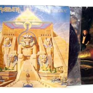 Lp Iron Maiden Powerslave Disco De Vinil Nacional + Encarte