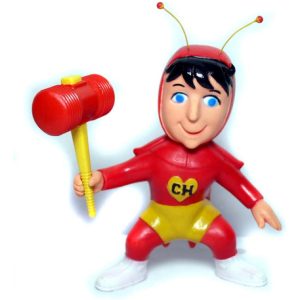 Boneco Chapolin Vinilos Romay México Anos 70 14,5cm Chaves