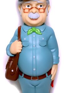 Boneco Jaiminho Carteiro Chaves Estilo Abekas 16cm