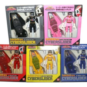 Coleção Completa Power Rangers No Espaço Megaranger Bonecos