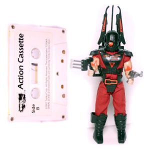 Boneco Overlord Spiral Zone Tonka 1987 Completo Com K7