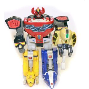Deluxe Dino Megazord Power Rangers Boneco 27cm Anos 90