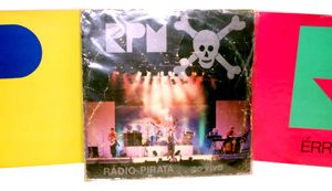 Rpm Rádio Pirata Ao Vivo Encarte Do Lp Disco De Vinil 1986 Normal