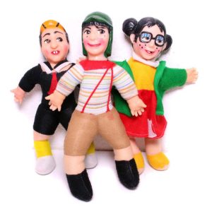 Chaves Quico E Ciquinha 3 Bonecos Mexicanos 25cm Anos 70 80