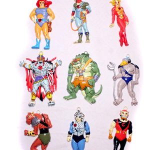 Thundercats Lote 9 Enfeites De Festa Festcolor 1986 Bonecos