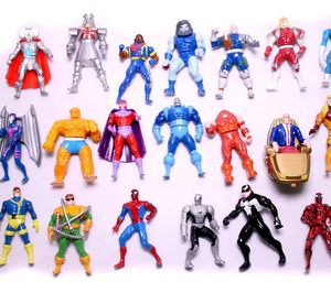Lote 26 Mini Bonecos Marvel X-men Homem Aranha De Ferro 90's
