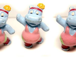 1 Hipopótamo Kinder Ovo 1990 Ginasta Ginástica Sem Bambolê