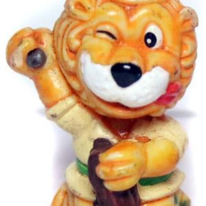 1 Leão Leõzinho Kinder Ovo Pintado À Mão Anos 90 Miniatura