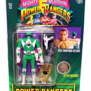 Power Rangers Verde Vira Cabeça Boneco Bandai Lacrado 1994 2