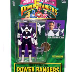 Power Rangers Preto Vira Cabeça Boneco Lacrado Bandai 1994