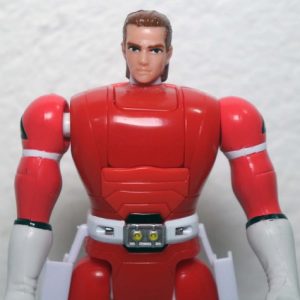 Power Rangers Vira Cabeça Vermelho Tommy Turbo Bandai 90's