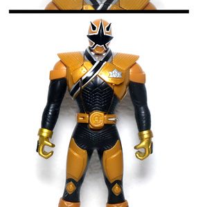 Power Rangers Vira Cabeça Samurai Dourado Boneco Bandai 2010