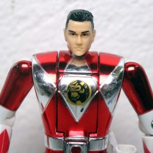 Power Rangers Vira Cabeça Ranger Vermelho Rocky Movie Boneco
