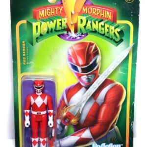 Power Rangers Vermelho Reaction Super7 Boneco 10cm Lacrado